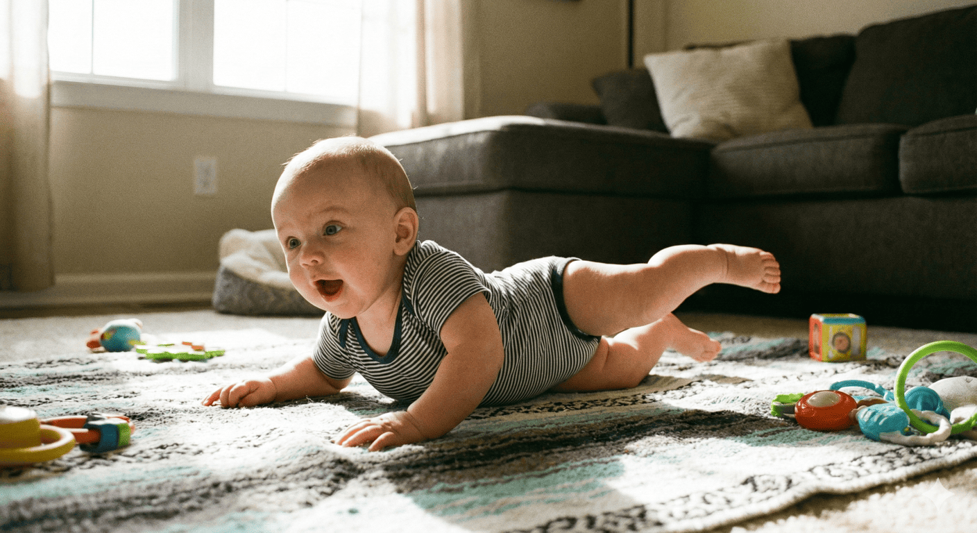 El emocionante mundo de los giros: Cómo cuidar a tu bebé una vez que empiece a girar