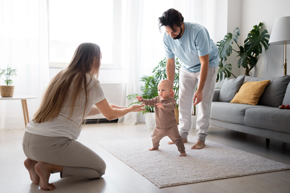 ¿Cómo ayudar a tu bebé a caminar de forma segura?