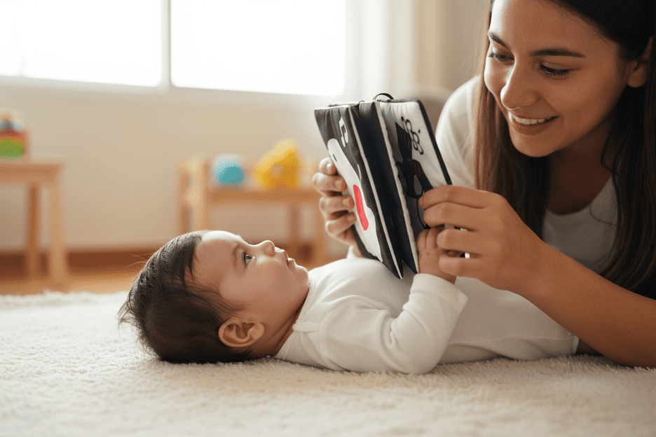 Guía de estimulación visual para bebés de 0 a 3 meses