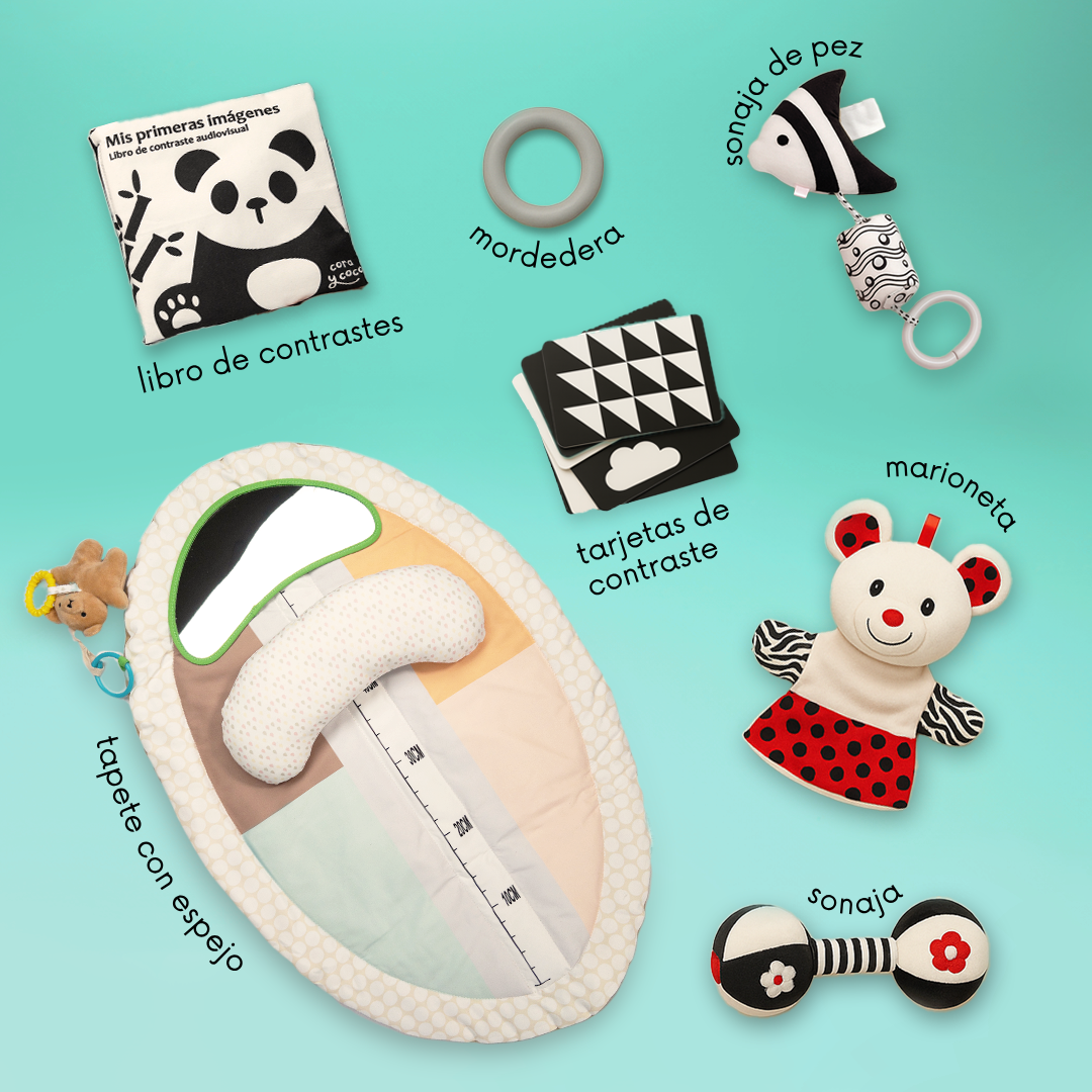 Kit 1: Sensaciones Iniciales (0 a 3 meses)