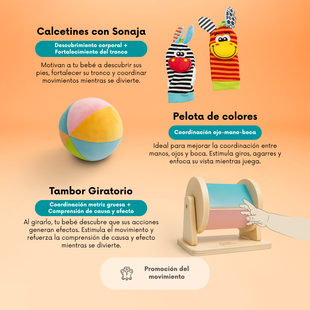 Kit 2: Exploración Activa (3 a 6 meses)