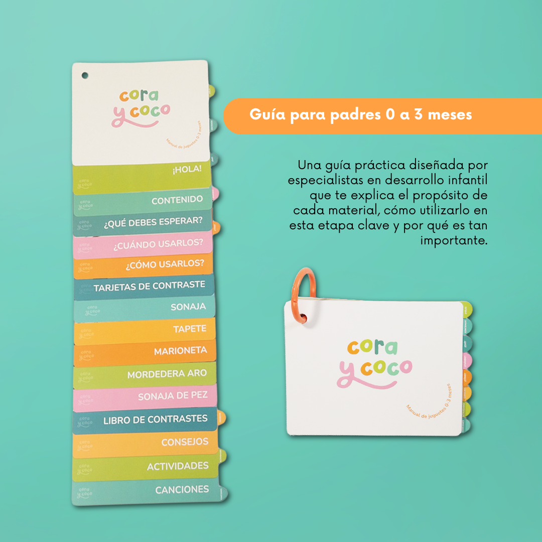 Kit 1: Sensaciones Iniciales (0 a 3 meses)