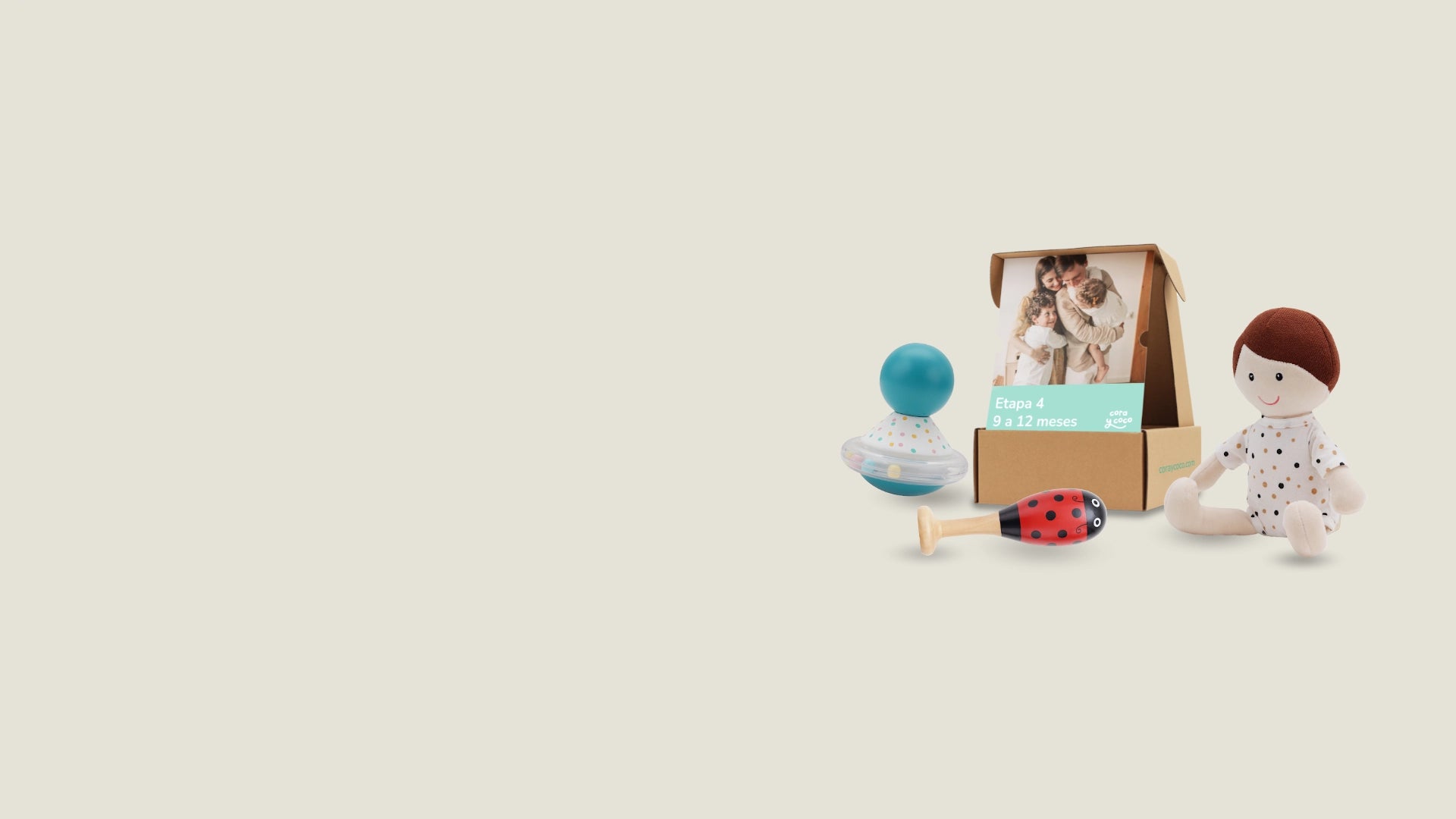 Fondo gráfico decorativo utilizado en secciones del sitio de Cora y Coco