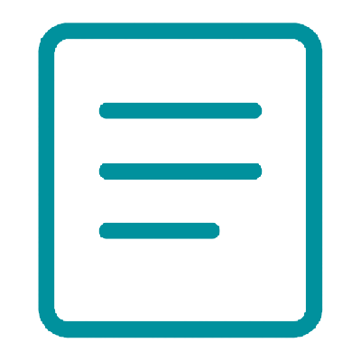 Ícono informativo sobre la descripción del producto Cora y Coco